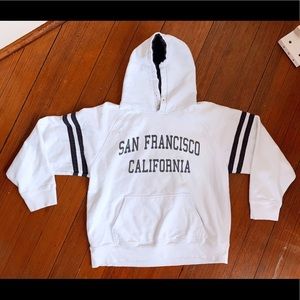 brandy melville white sweatshirt